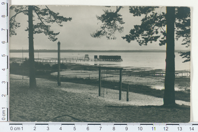 Võsu, beach with swimming houses 1913
