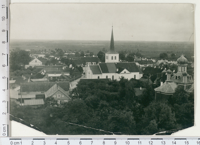 View from Paide Valli Tower to the city