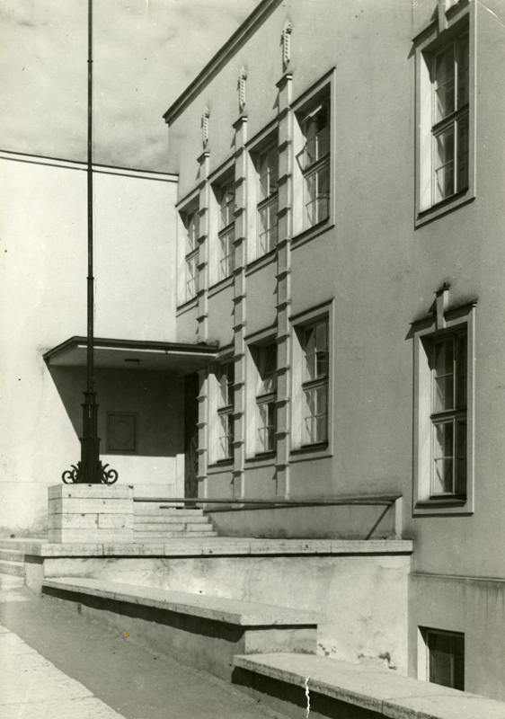 German Real School in Tallinn, view of the building. Architect Erich Jacoby