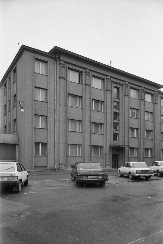 Apartment building in Tallinn Lembitu 3, facades. Architect Eugen Sacharias