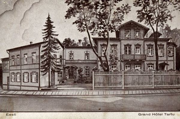 Grand Hotel (Vallikravi t).  Tartu, 1920-1930.