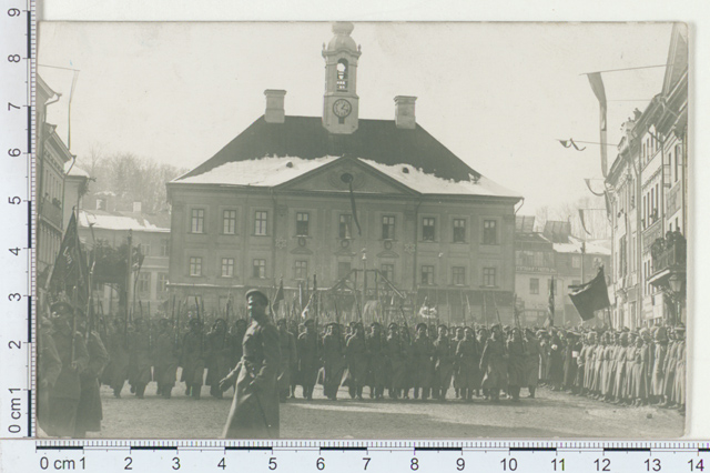 The demonstration in Tartu in the memory of those who have fallen in the Revolution in St Petersburg 03.1917