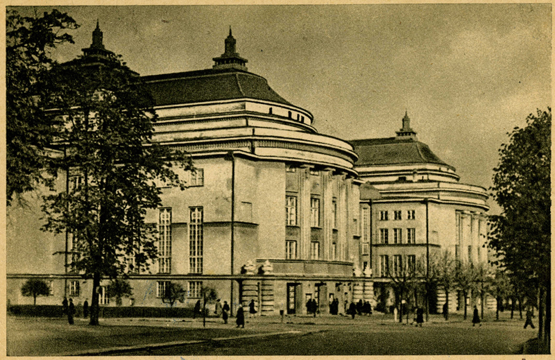 Estonia Theatre, view of the building. Architects Armas Lindgren and Wivi Lönn