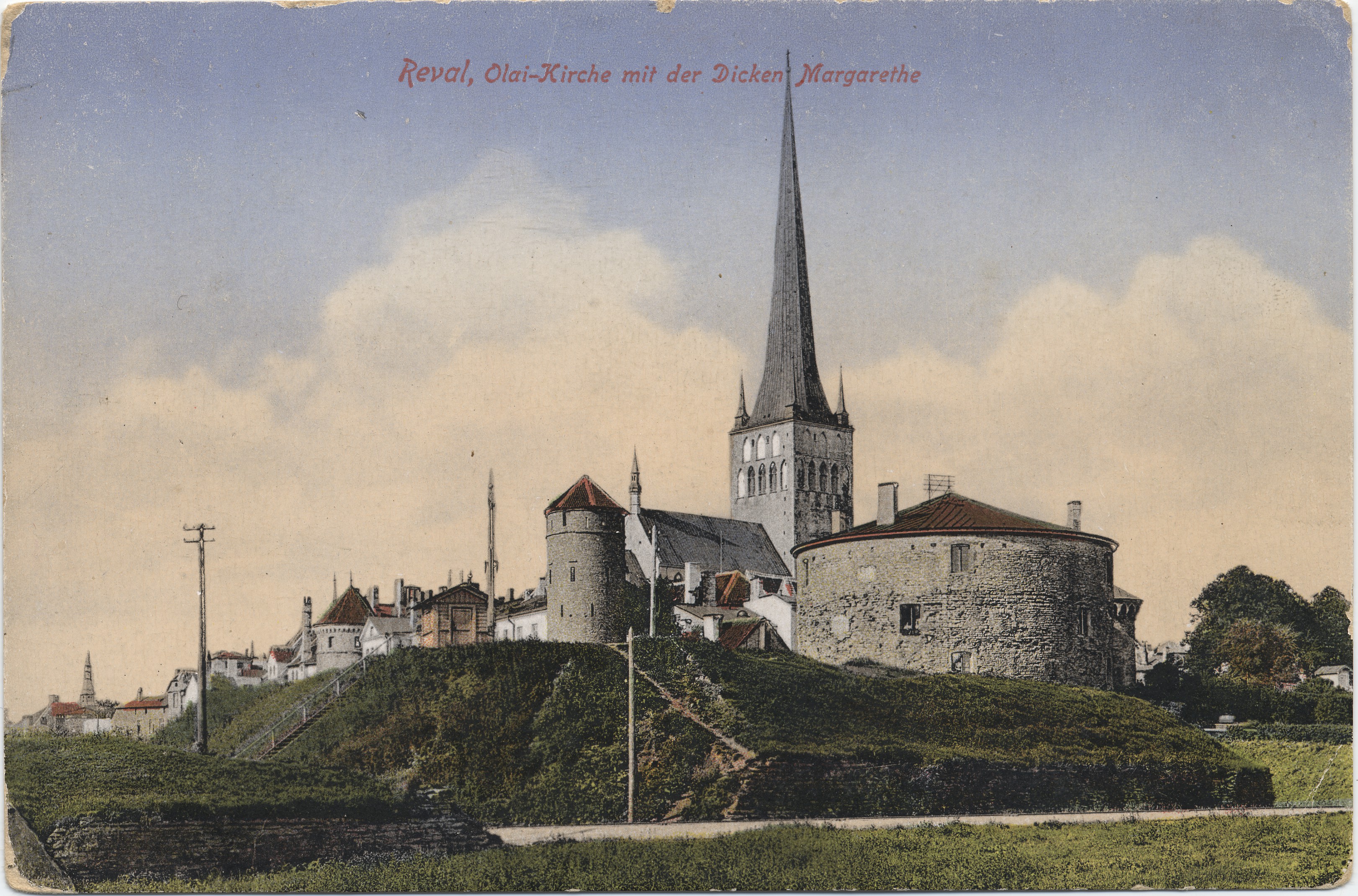 Reval : Olai Church with the Dicken Margarethe