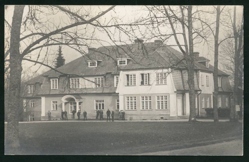 Postcard, Olustvere Estonian Aleksandri Põllutöökeskkool, educational building