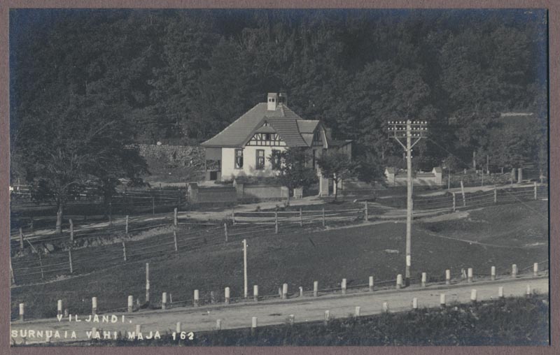 Photo, Viljandi, graveyard house, Vaksali tn, approx. 1915