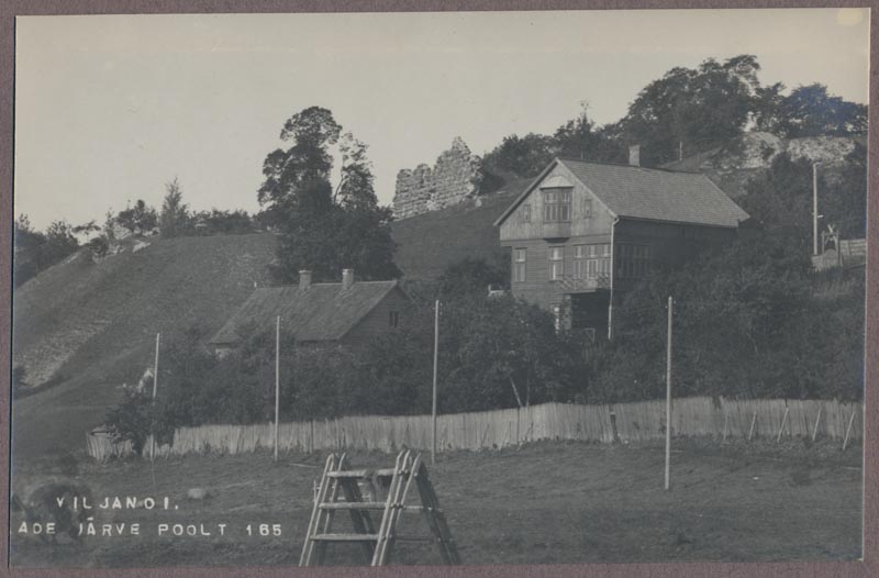 Photo, Viljandi, Castle Mountains, Blumbergi House, approx. 1915