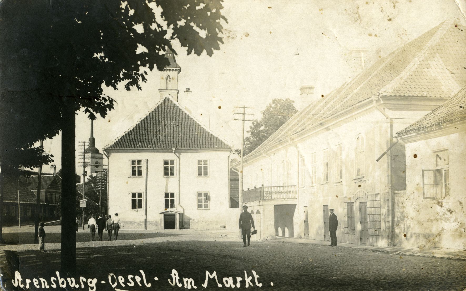 Kuressaare Raekoda, view of the end façade by Lossi Street