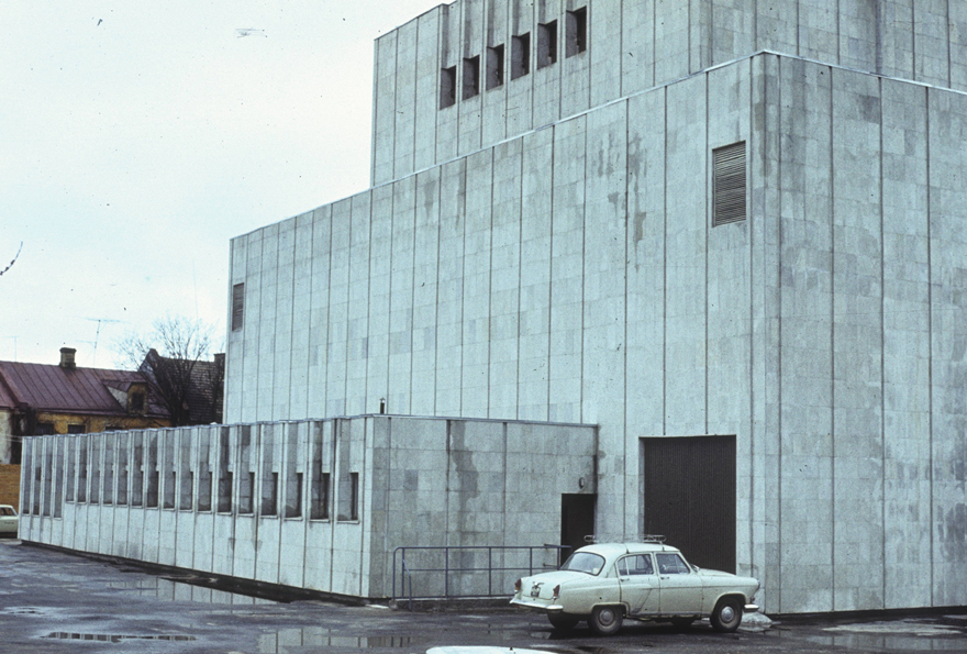 Haapsalu cultural centre: view of the hall block. Architect Ado Eigi, interior architect Maire Kangur