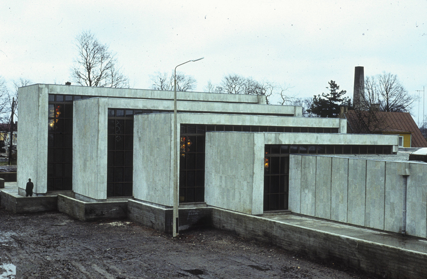 Haapsalu cultural centre: view of the side block. Architect Ado Eigi, interior architect Maire Kangur