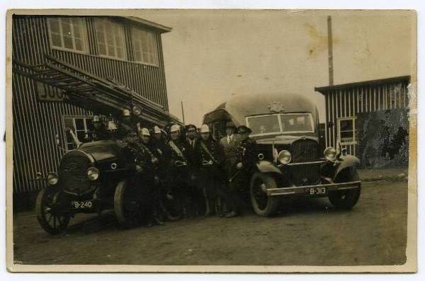 Tartu fire extinguishing team, fire extinguishing machine, passenger car. 1920-1940
