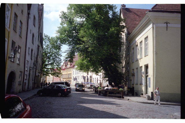 Wide Street in Tallinn Old Town