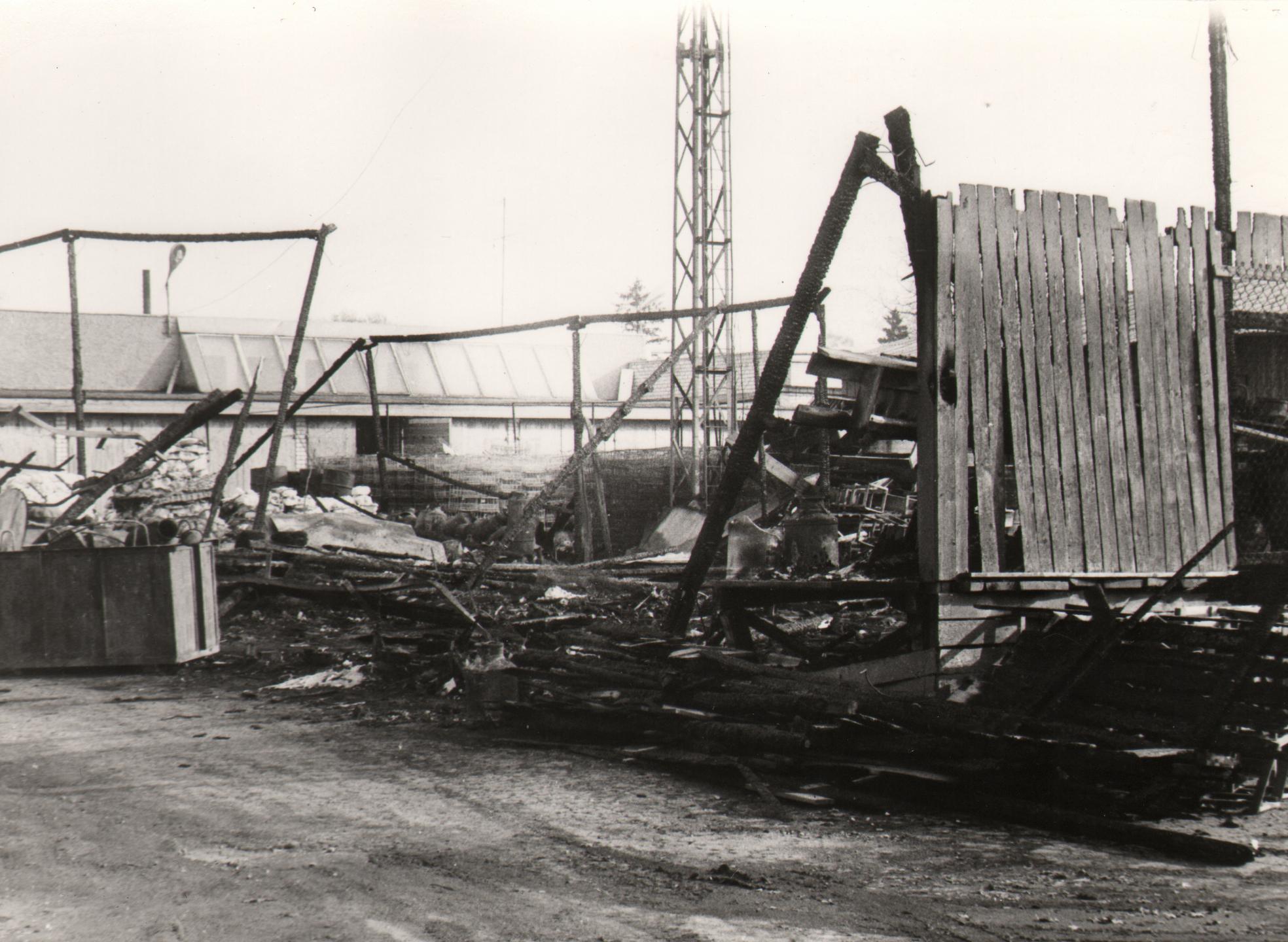 Fire of Viljandi PTK warehouse