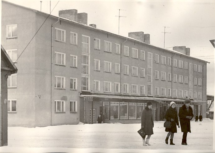 Photo, new house in Paides Väike- Garden 2 1966.