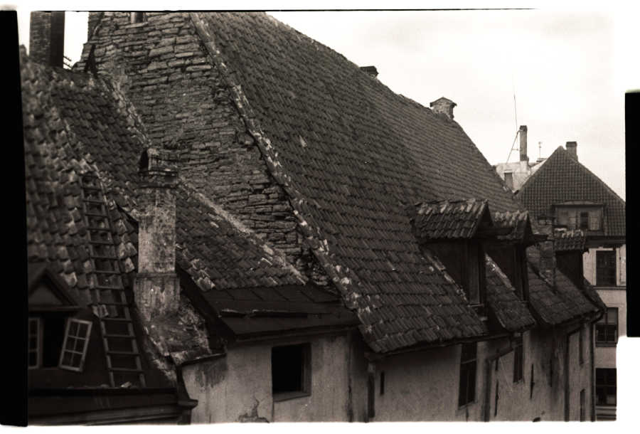 View of houses at the corner of the Old Market
