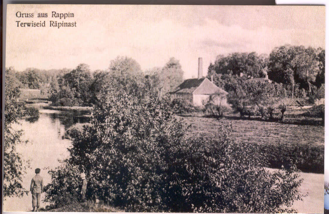 Postcade set. Võrumaa manor houses. Terwiseid from Räpina.