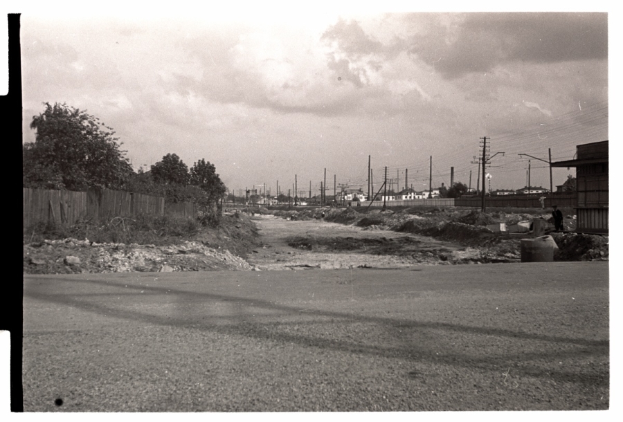 Construction of the Railway Street in Tallinn.