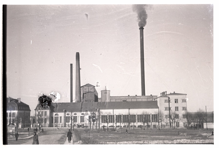 Tallinn, power station and gas factory.