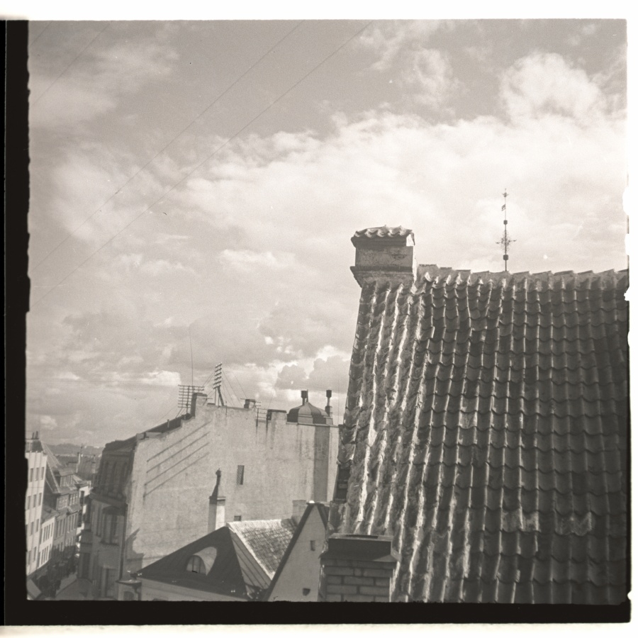 Tallinn, Pakkhoone on the neck of Old Market, view of the roof.