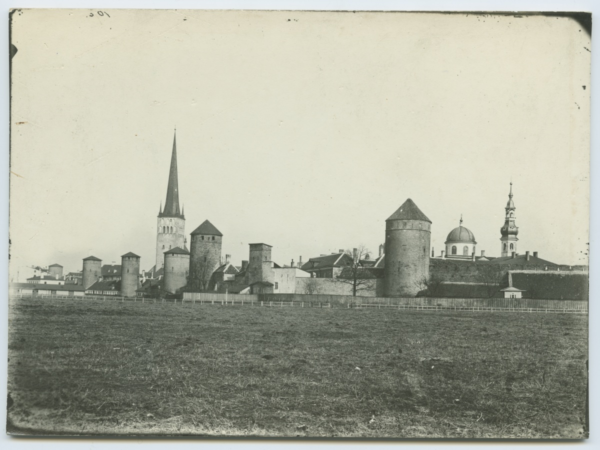 Tallinn, view of the Old Town by the northeast.