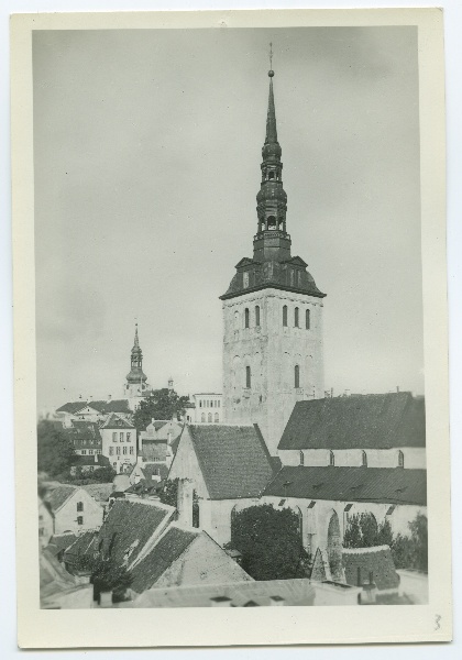 Tallinn, Niguliste Church, view from the south.