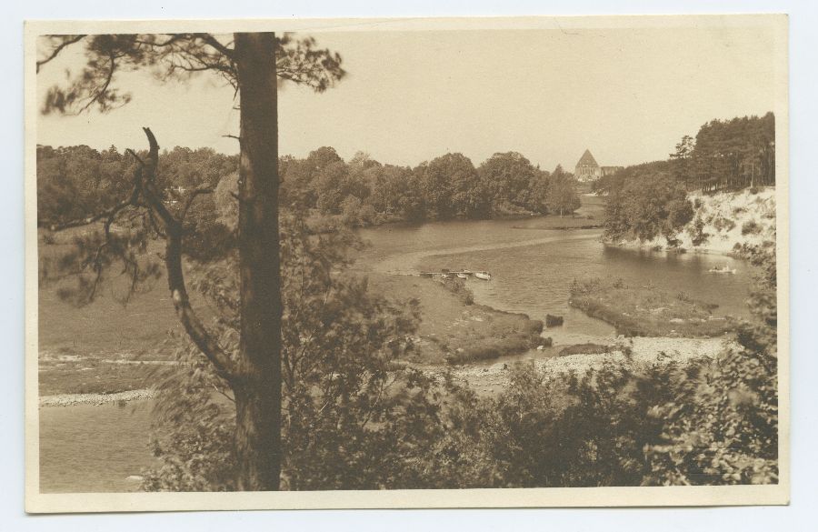 View from Kose-Lukatti to the river Pirita and the ruins of the monastery.