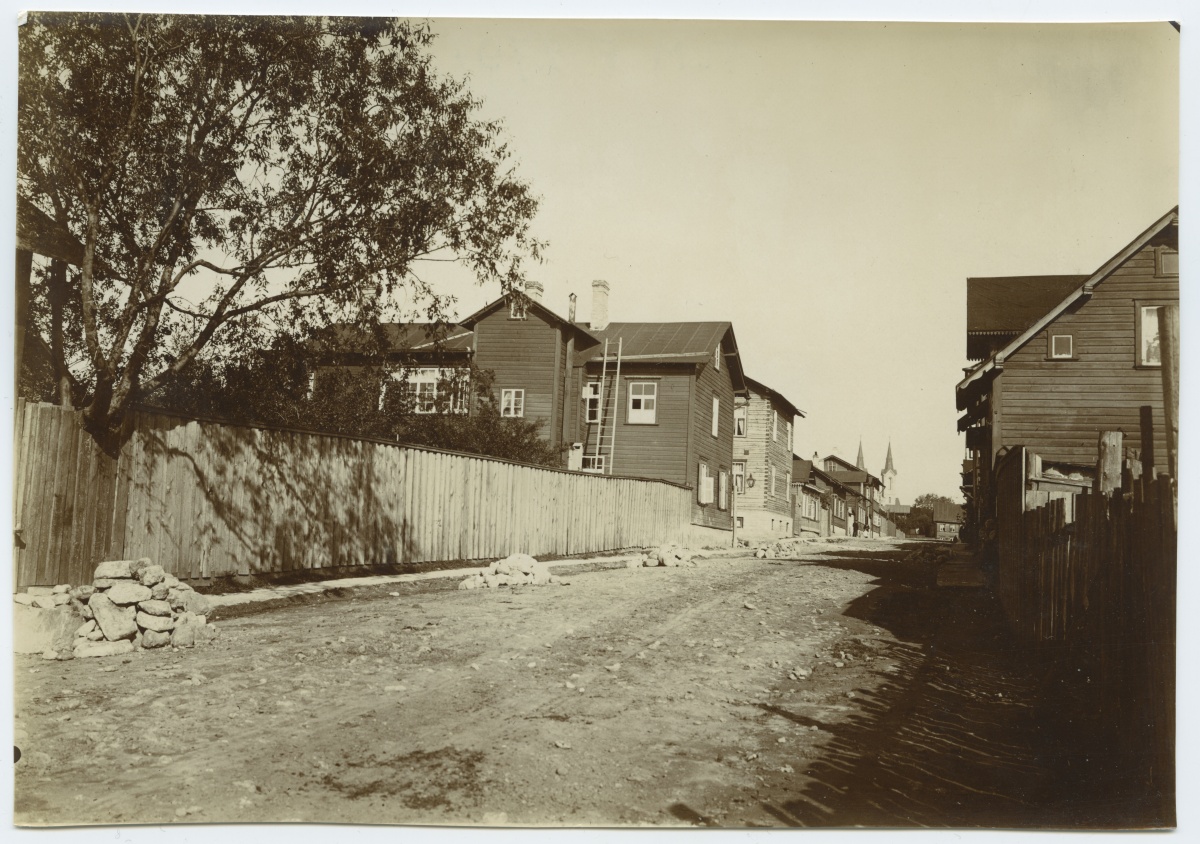 Tallinn, Roopa Street, view to the east.