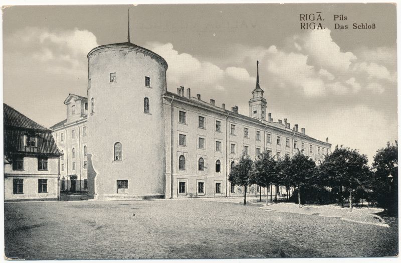 Postkaart. Riia. Albumis HM 7956.