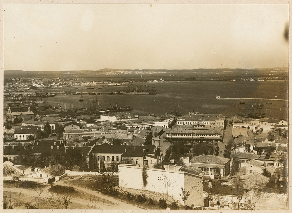 [view of Kertsch Harbor from the bluffs]