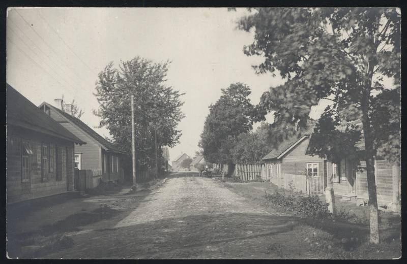 fotopostkaart, Karksi khk, Karksi-Nuia, Pärnu mnt, u 1925