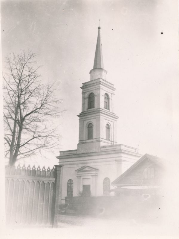Foto. Tartu. Maarja kirik. 1891.