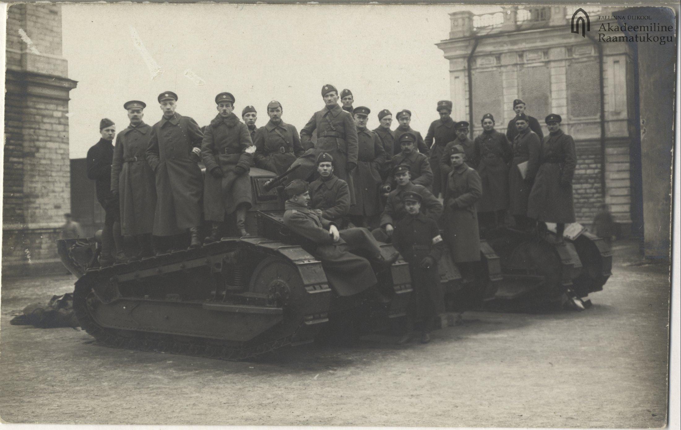 Tallinn. Defense Forces car tank division