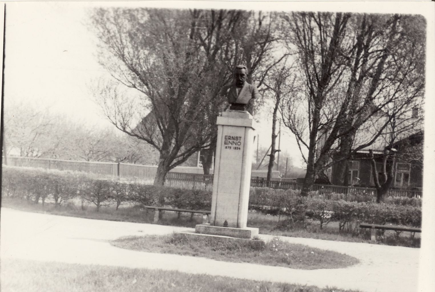 Ernst Enno monument  Haapsalus