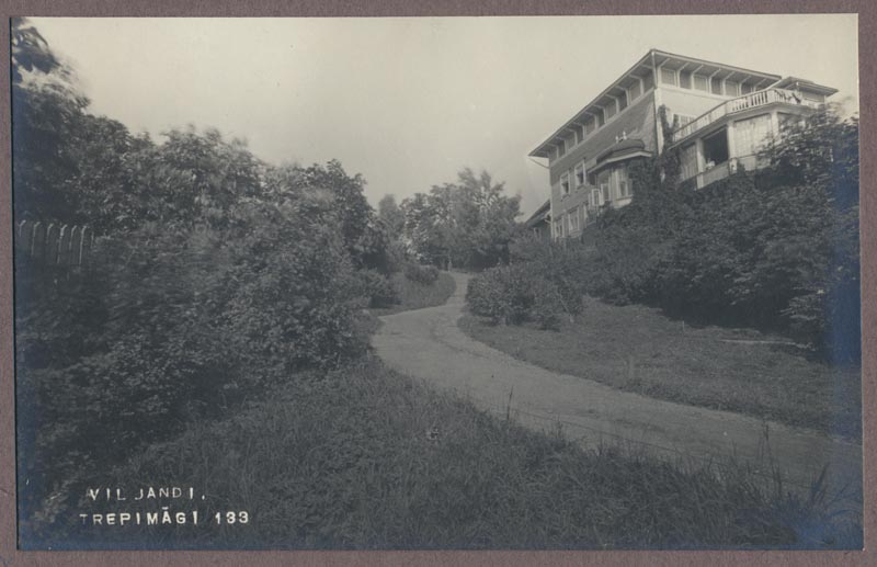 foto albumis, Viljandi, Trepimägi, Sellheimi villa, u 1915, foto J. Riet