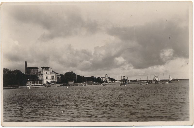 Postkaart vaatega Friedheimi ja Peltzeri villadele 1931