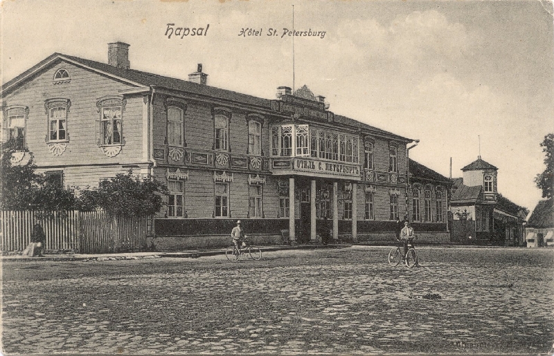 Postkaart. Hotell St. Petersburg. Foto: E. Mykin. u. 1900.