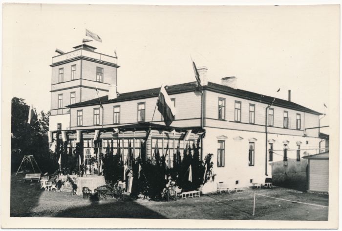 Foto. Haapsalu. Supelasutus "Bergfeldt" 1908.  (E - 57).