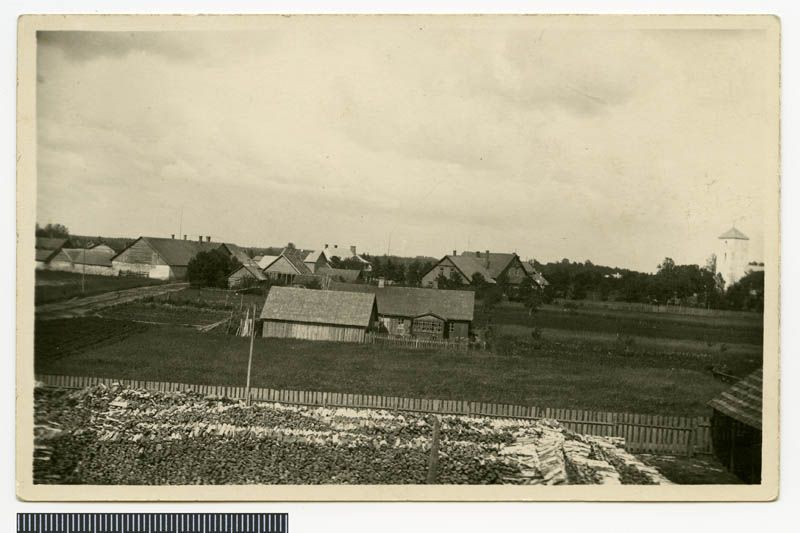 fotopostkaart, Pilistvere khk, Pilistvere üldvaade, 1928