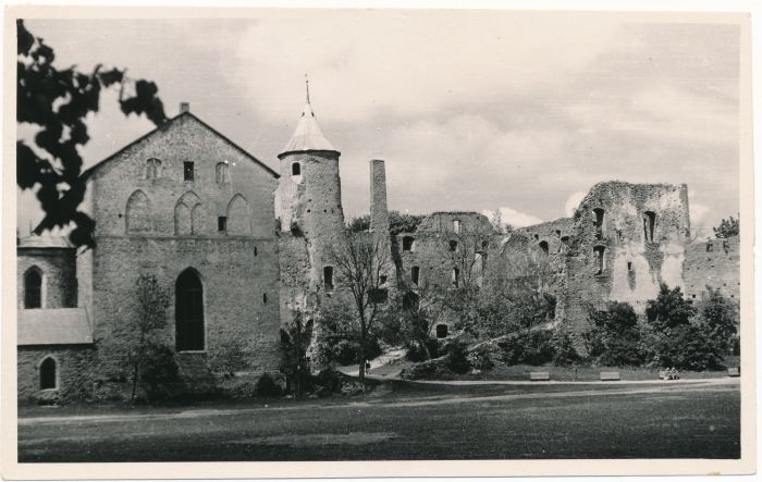 Fotopostkaart. Haapsalu. Väike linnus. 1961.
