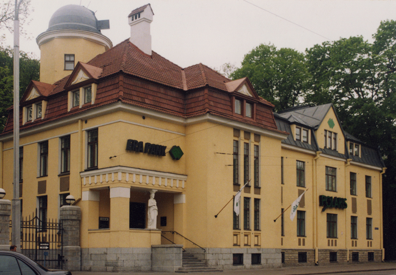 Villa Tallinnas, fassaadivaade. Arhitekt Aleksandr Jaron