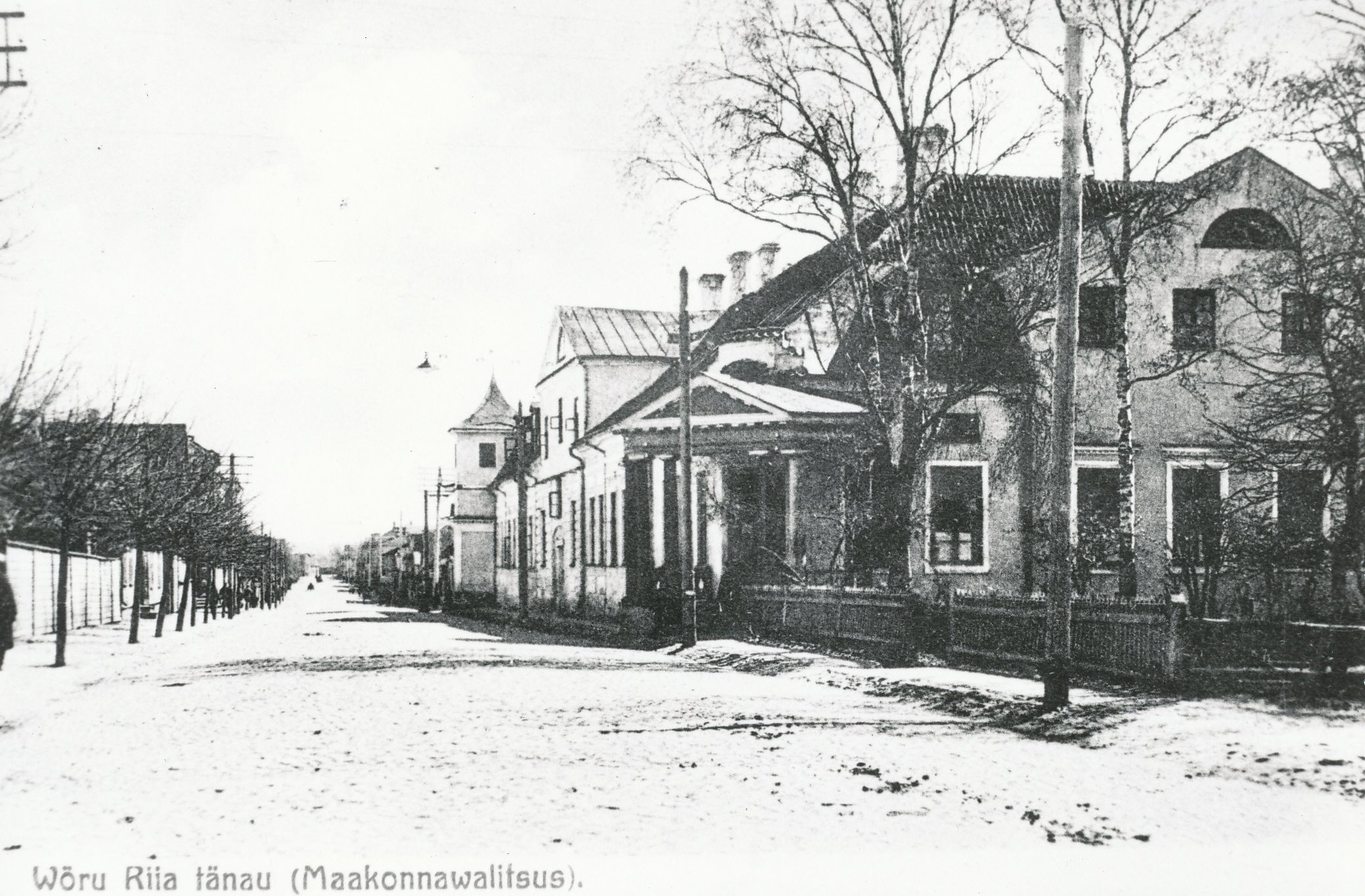 Foto. Endine Krümmeri kool Võrus 1919.aastal