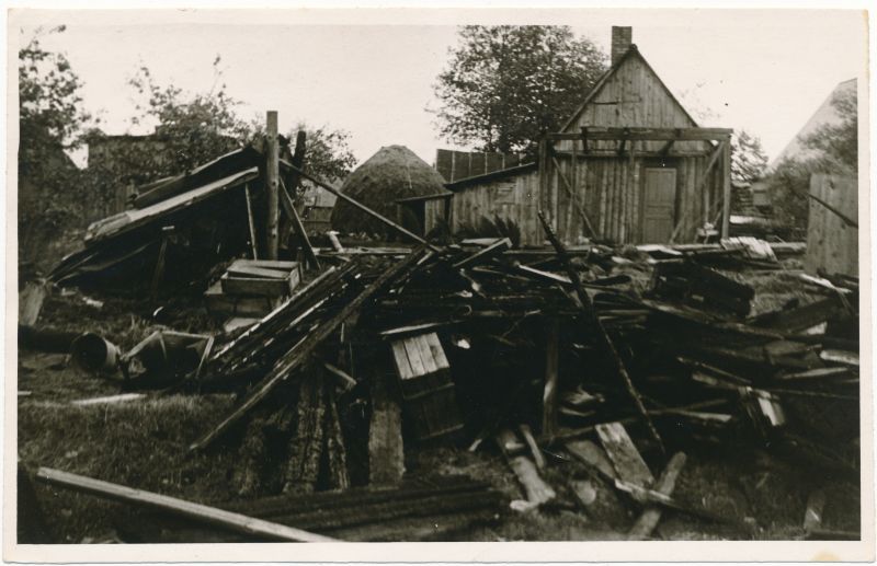 Foto. Tulekahju Jalaka 15. Kuzmenkov Haapsalus.