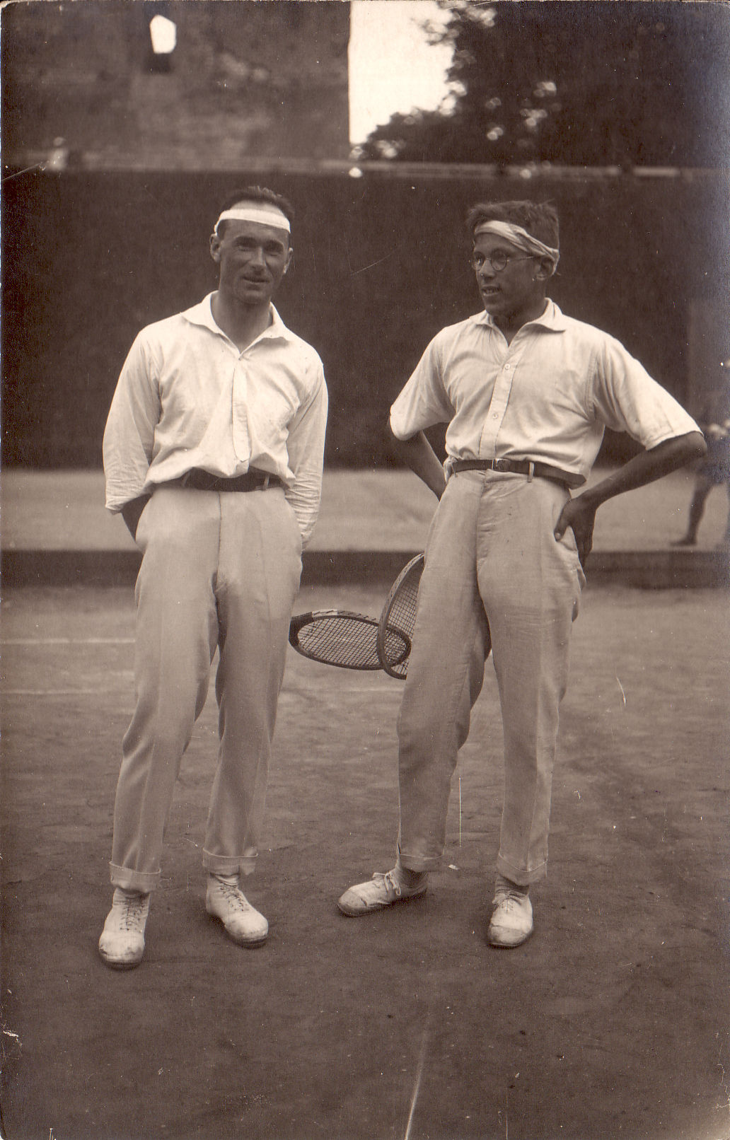 Tennisistid Ed. Hiiop ja Elmar Lohk