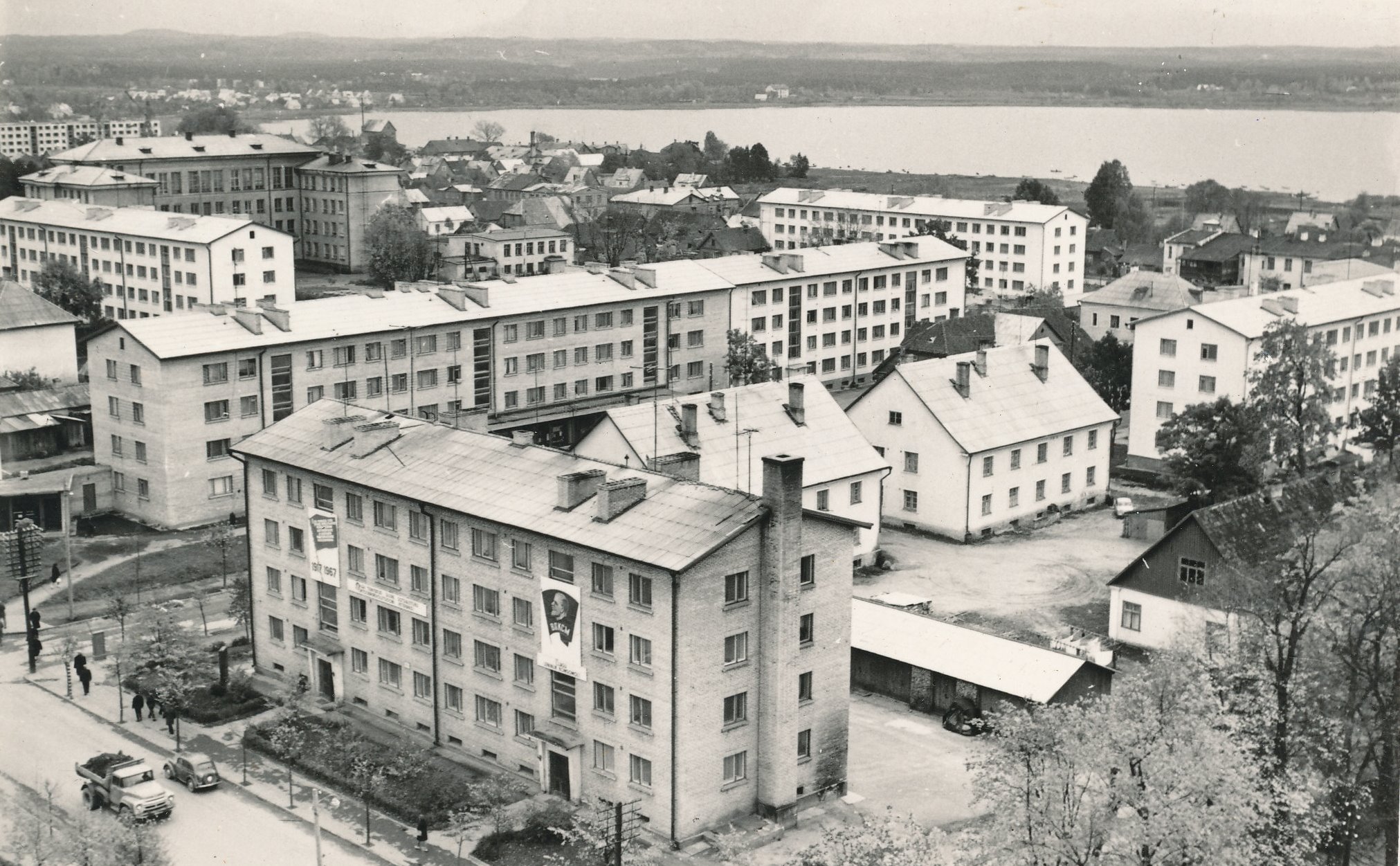 Foto. Vaade Võru linna Katariina, - Ajapaik