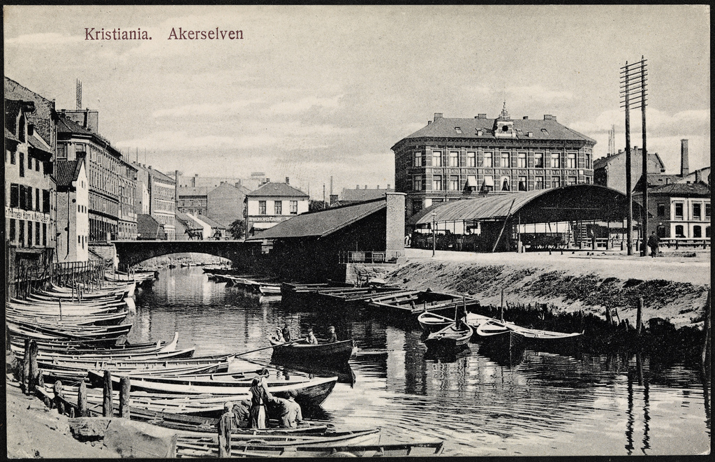 336. Kristiania. Akerselven