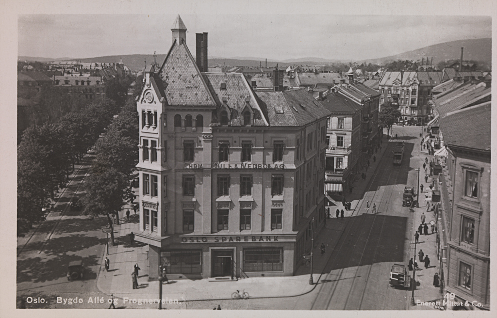 40. Oslo. Bygdø Allé og Frognerveien.