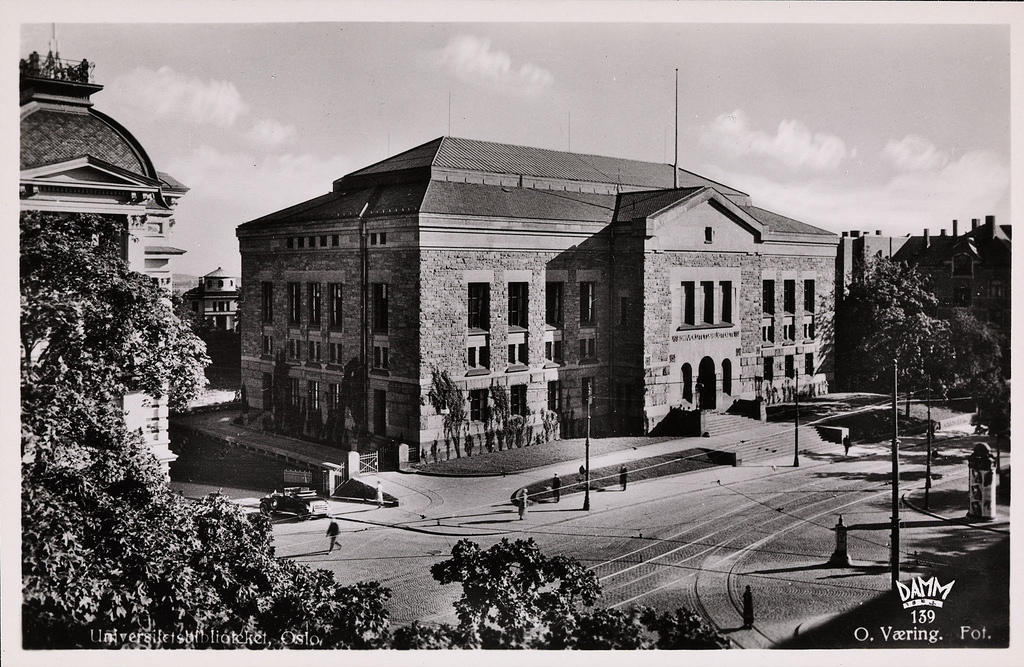 University Library, Oslo (i dag Nasjonal Library), 1930-year