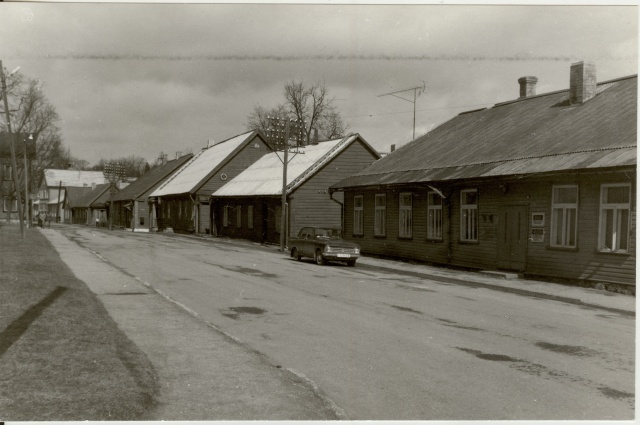 foto Paide Rüütli tänav 1985
