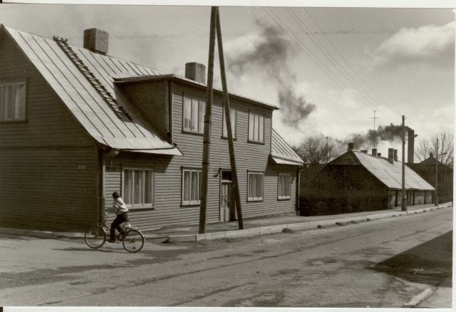 foto Paide Pikk ja Rüütli tänav 1985