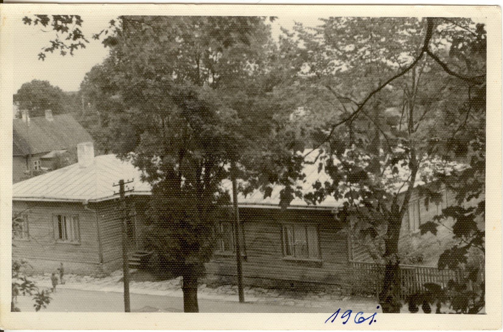 foto, Paide Veski tänav 1961. a.